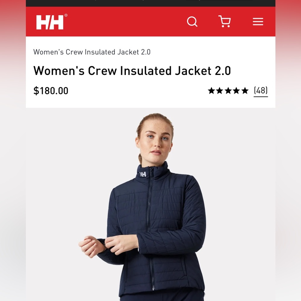 Helly Hansen women’s jacket size M

Women’s Crew Insulator Jacket 2.0